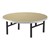 Alulite Round Aluminum Folding Table